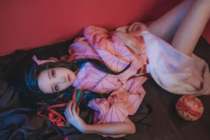 《鬼灭之刃 灶门祢豆子》｜桜桃喵 · 21张写真