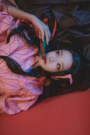 《鬼灭之刃 灶门祢豆子》｜桜桃喵 · 21张写真