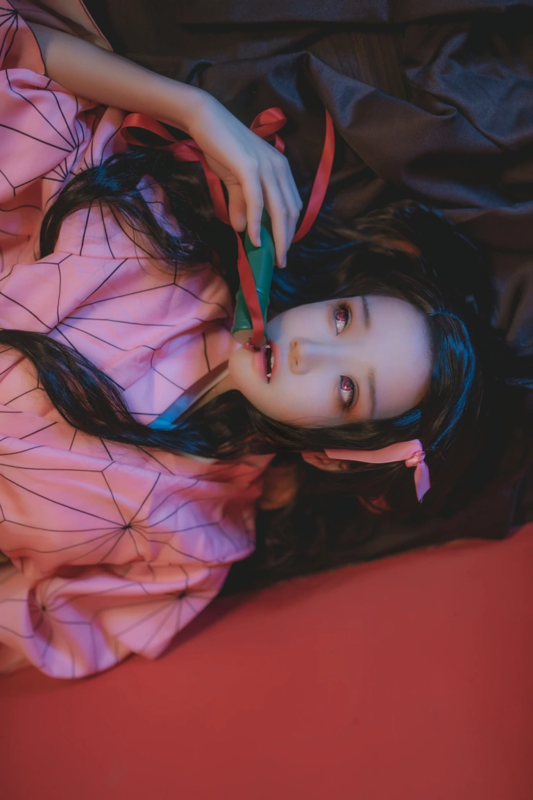 《鬼灭之刃 灶门祢豆子》｜桜桃喵 · 21张写真