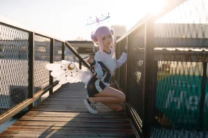 《蔚蓝档案 圣园未花体操服》｜矢量鱼 · 41张写真