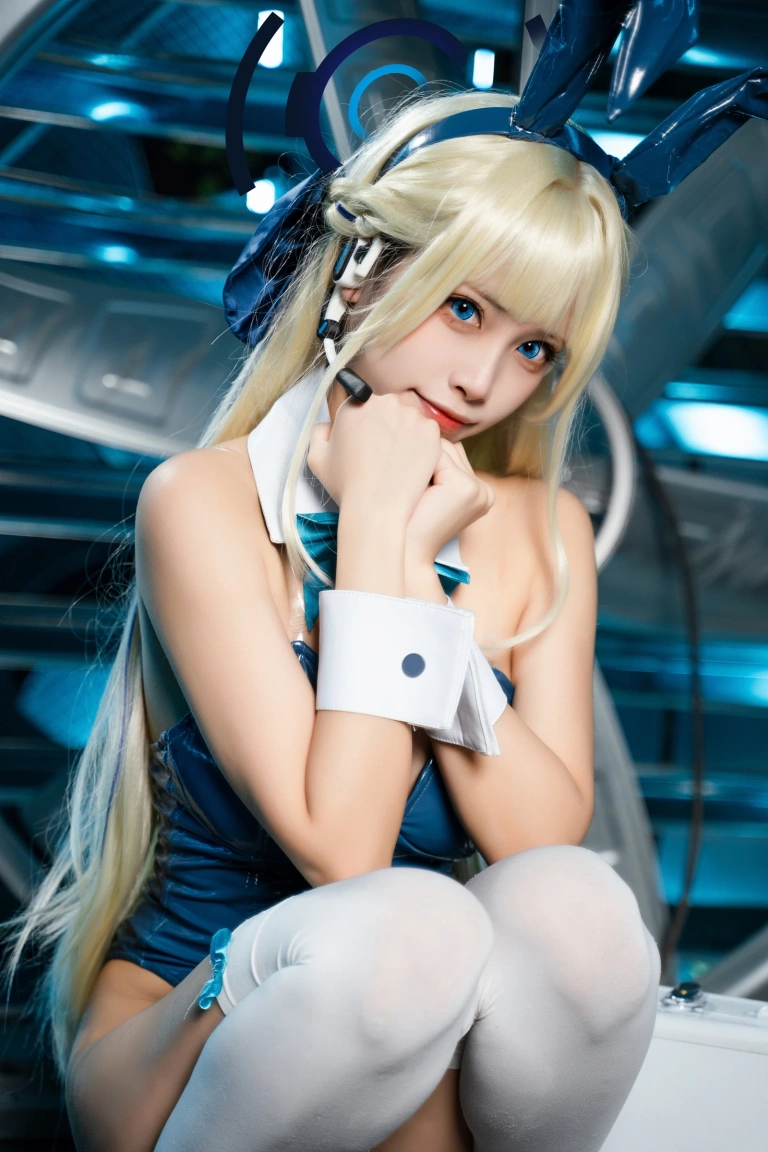 《蔚蓝档案 飞鸟马时兔女郎战斗服》｜三無人型 · 60张写真