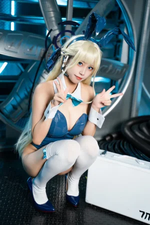《蔚蓝档案 飞鸟马时兔女郎战斗服》｜三無人型 · 60张写真