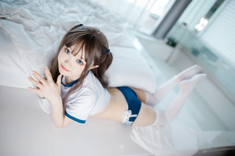 《半双马尾体操服大腿袜》｜神沢永莉 · 68张写真