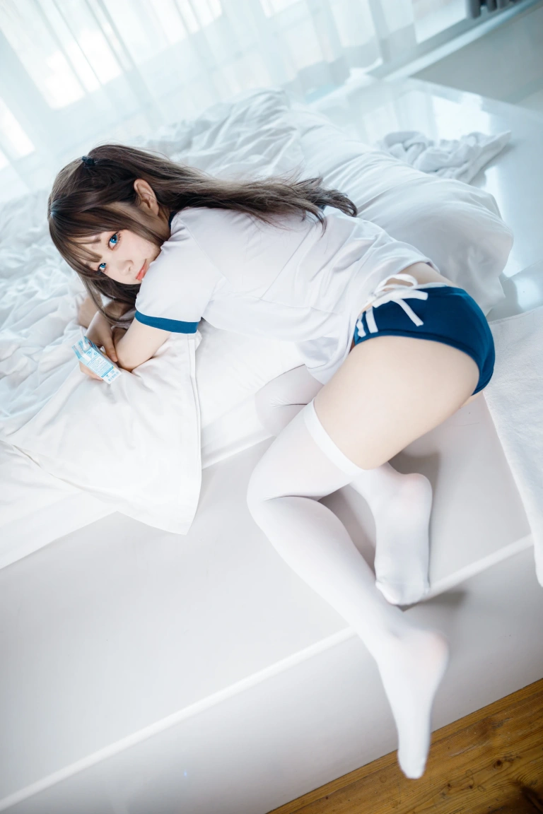《半双马尾体操服大腿袜》｜神沢永莉 · 68张写真