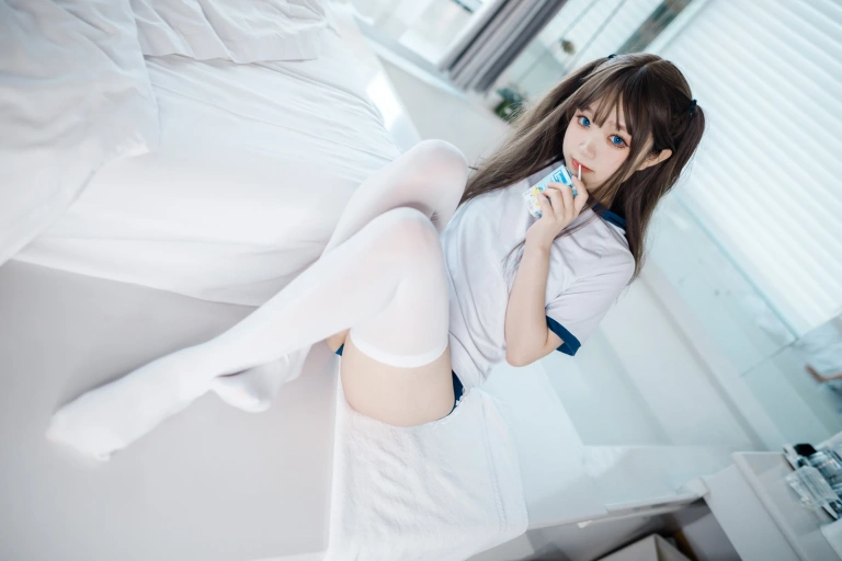 《半双马尾体操服大腿袜》｜神沢永莉 · 68张写真