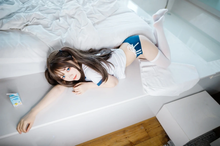 《半双马尾体操服大腿袜》｜神沢永莉 · 68张写真