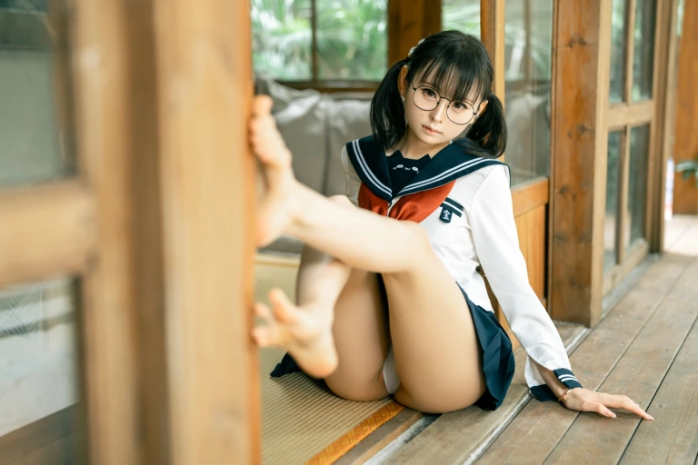 《居家双马尾合集》｜幼水铃衣 · 80张写真、1 个视频