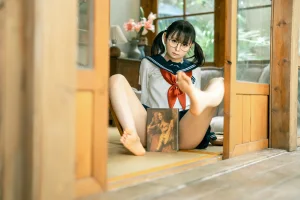 《居家双马尾合集》｜幼水铃衣 · 80张写真、1 个视频