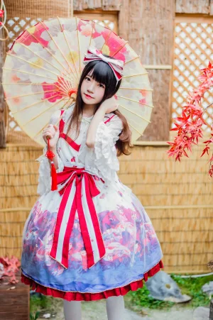 《和风lolita》｜桜桃喵 · 22张写真