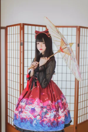 《和风lolita》｜桜桃喵 · 22张写真