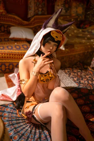 《碧蓝航线 武藏同人舞娘》｜上杉绘黎落 · 18张写真