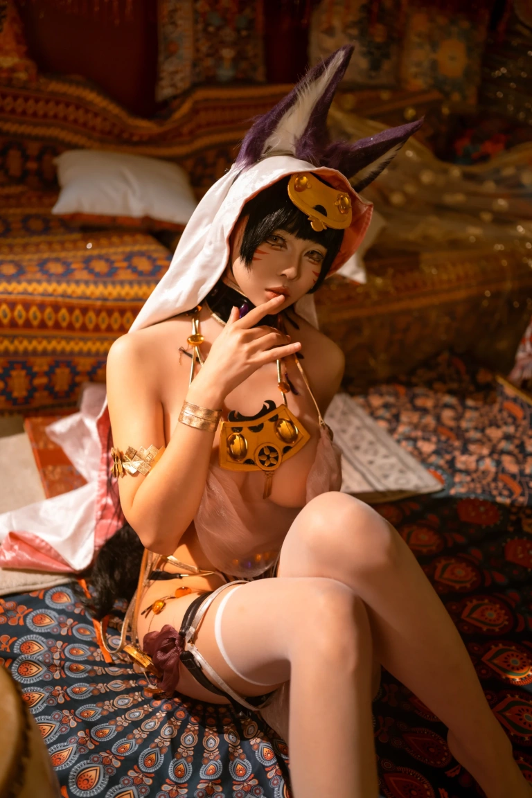 《碧蓝航线 武藏同人舞娘》｜上杉绘黎落 · 18张写真