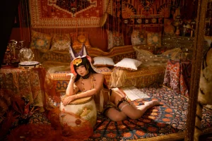 《碧蓝航线 武藏同人舞娘》｜上杉绘黎落 · 18张写真