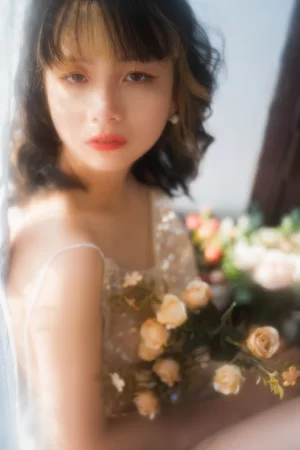 《窗外落霞》｜清青琴玖 · 23张写真