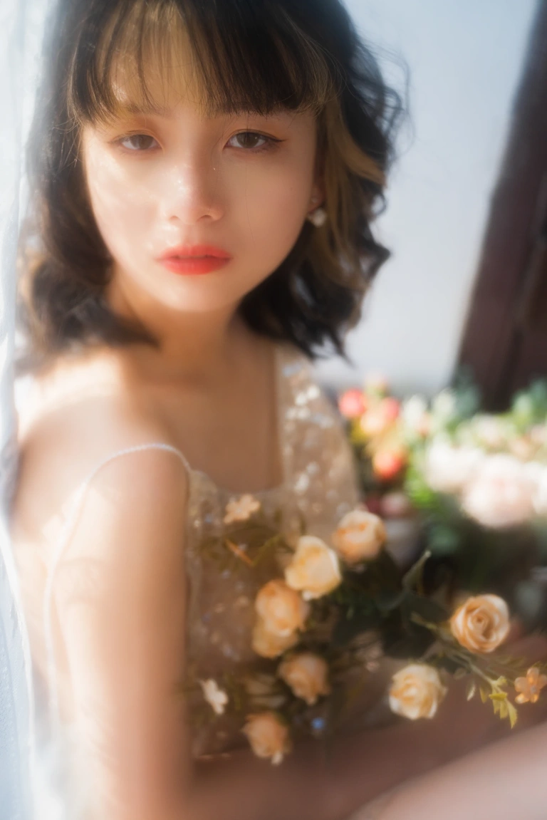 《窗外落霞》｜清青琴玖 · 23张写真