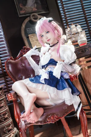 《崩坏三 爱莉希雅 女仆》｜狐玖玖 · 23张写真