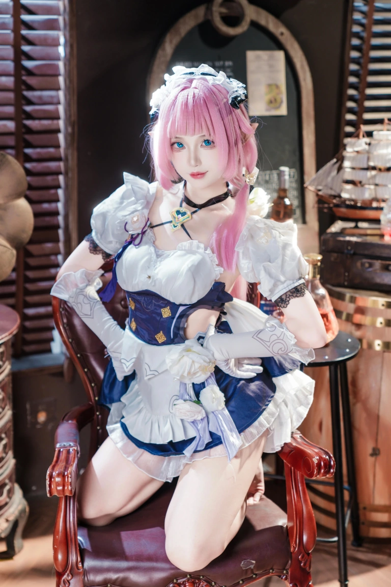 《崩坏三 爱莉希雅 女仆》｜狐玖玖 · 23张写真