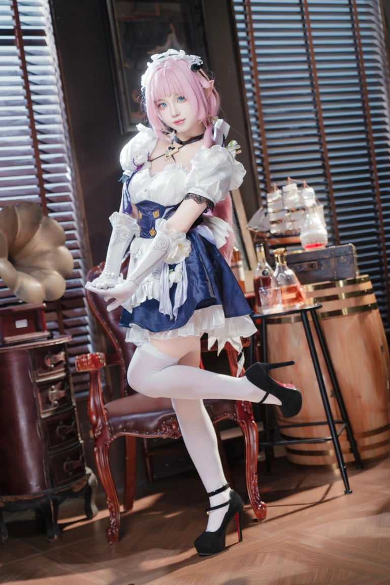 《崩坏三 爱莉希雅 女仆》｜狐玖玖 · 23张写真