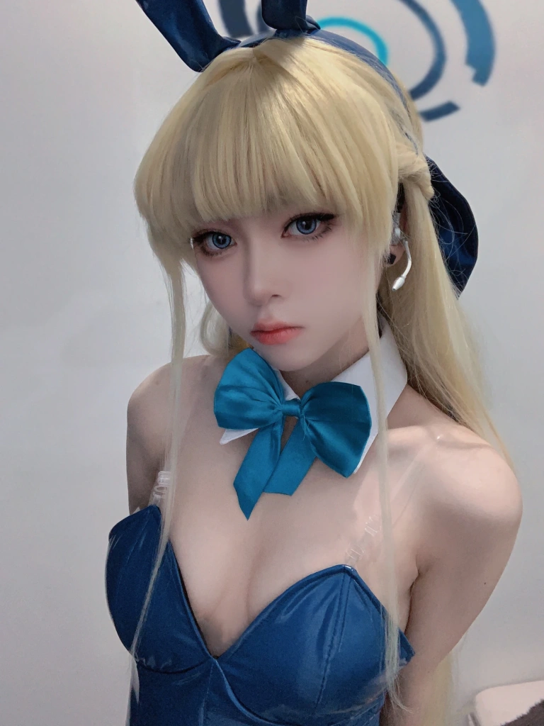 《蔚蓝档案 飞鸟马时兔女郎》｜矢量鱼 · 34张写真