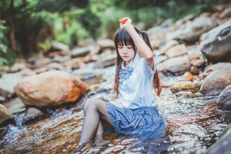 《河边死库水》｜桜桃喵 · 75张写真