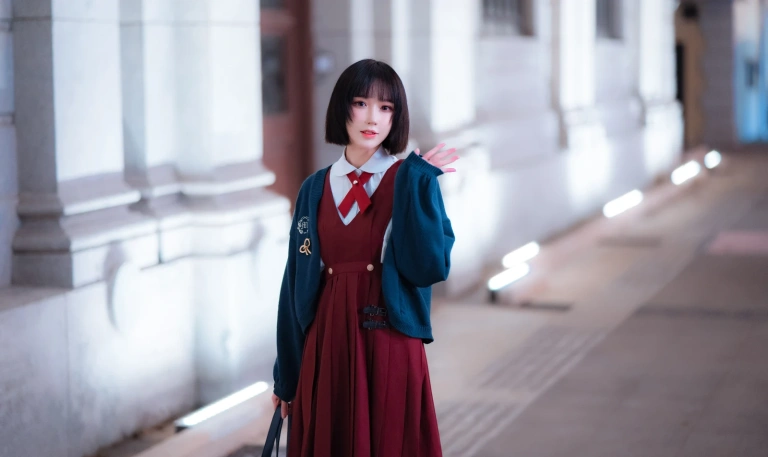 《JK日常》｜阿包也是兔娘 · 15张写真