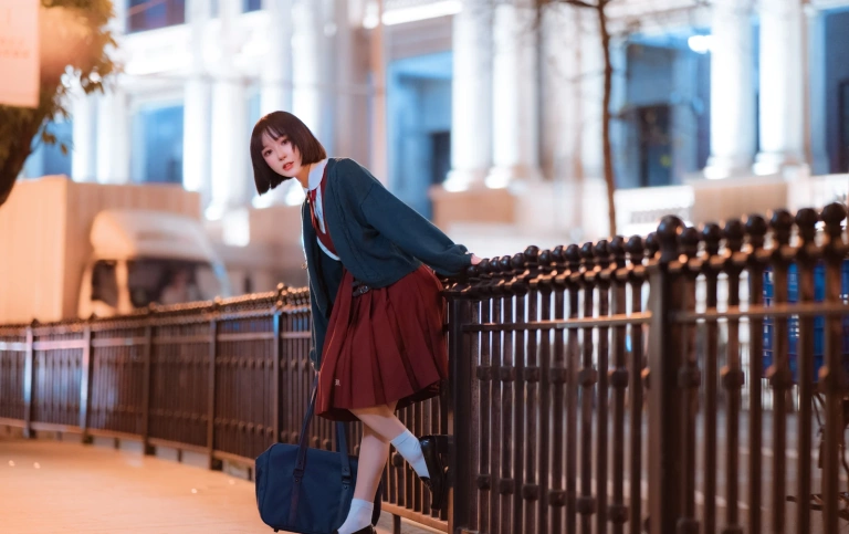 《JK日常》｜阿包也是兔娘 · 15张写真