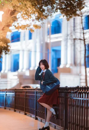 《JK日常》｜阿包也是兔娘 · 15张写真