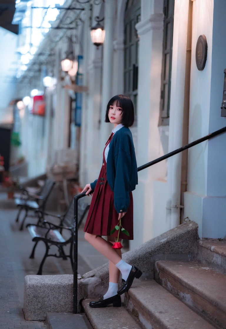 《JK日常》｜阿包也是兔娘 · 15张写真