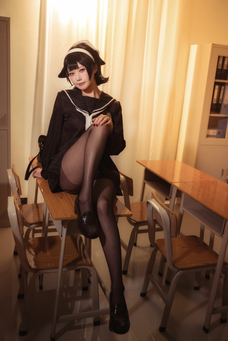 《碧蓝航线 爱宕高雄制服》｜贞子蜜桃 · 35张写真