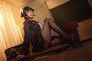 《碧蓝航线 爱宕高雄制服》｜贞子蜜桃 · 35张写真