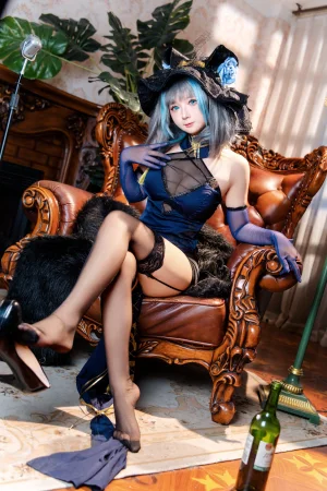 《碧蓝航线 柴郡旗袍》｜喜欢爱理吗 · 36张写真