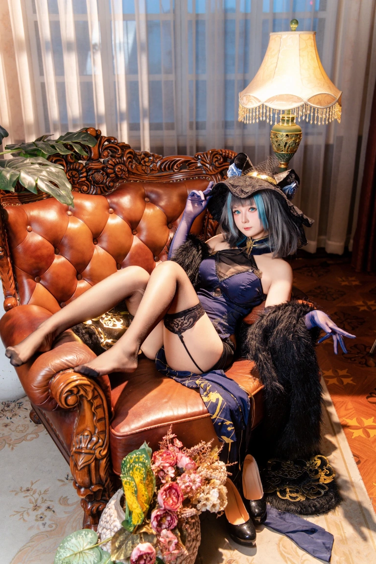 《碧蓝航线 柴郡旗袍》｜喜欢爱理吗 · 36张写真