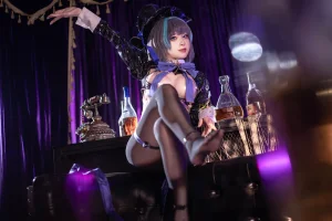 《碧蓝航线 柴郡猫·绚烂夜梦》｜矢量鱼 · 39张写真