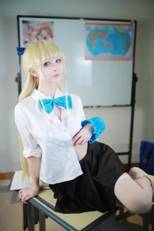 《蔚蓝档案 飞鸟马时校服》｜上杉绘黎落 · 46张写真