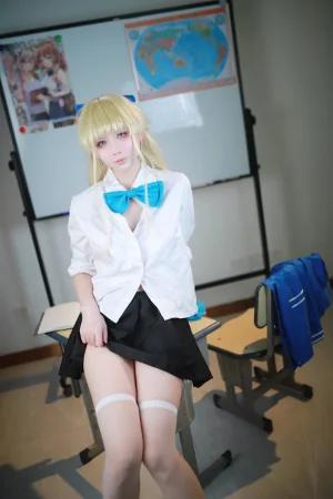 《蔚蓝档案 飞鸟马时校服》｜上杉绘黎落 · 46张写真