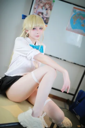 《蔚蓝档案 飞鸟马时校服》｜上杉绘黎落 · 46张写真