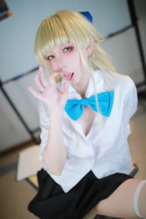 《蔚蓝档案 飞鸟马时校服》｜上杉绘黎落 · 46张写真