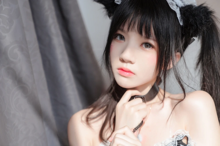 《黑猫妹抖》｜桜桃喵 · 79张写真