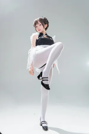 《高叉小熊猫女仆》｜花铃 · 85张写真