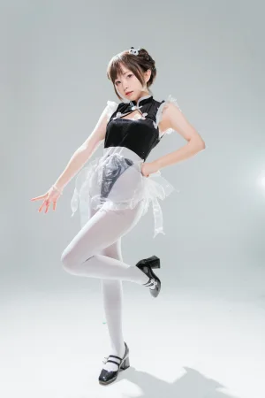 《高叉小熊猫女仆》｜花铃 · 85张写真