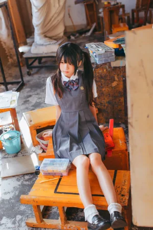 《画室少女》｜桜桃喵 · 17张写真