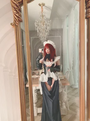 《斯卡哈同人女仆》｜一北亦北 · 24张写真、2 个视频
