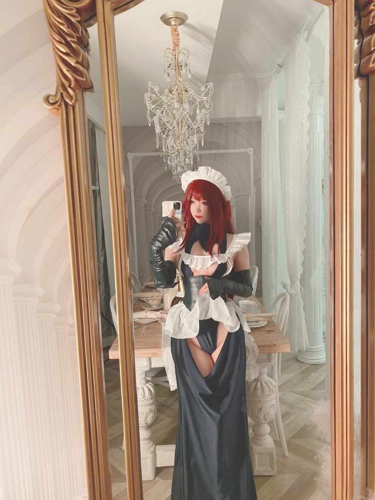 《斯卡哈同人女仆》｜一北亦北 · 24张写真、2 个视频