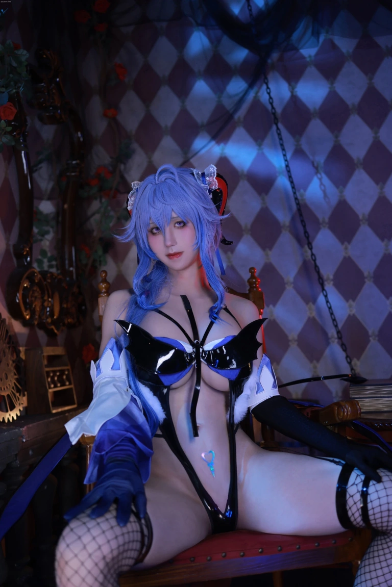《魅魔甘雨》｜桜满三时 · 15张写真