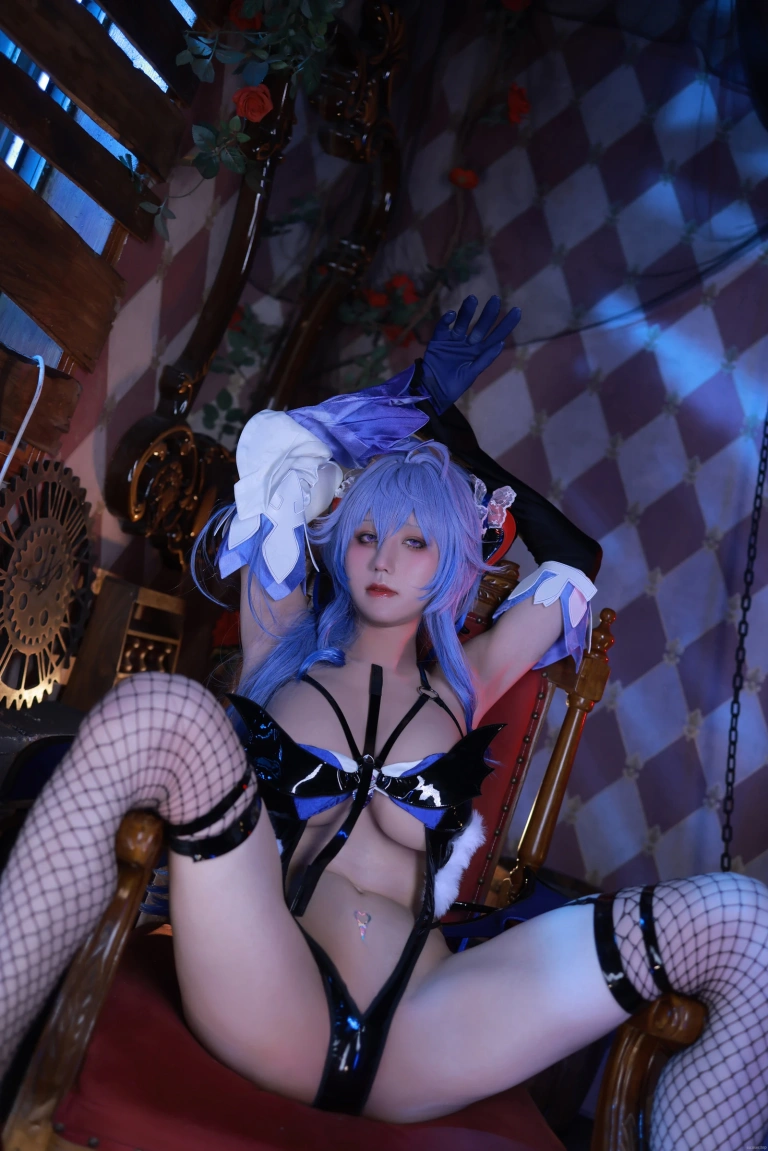 《魅魔甘雨》｜桜满三时 · 15张写真
