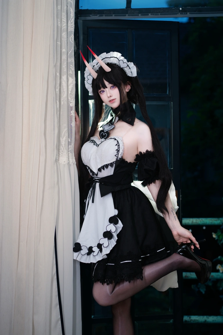 《碧蓝航线 能代 女仆》｜前野太太 · 39张写真