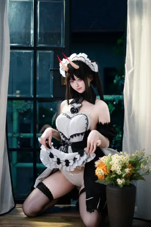 《碧蓝航线 能代 女仆》｜前野太太 · 39张写真