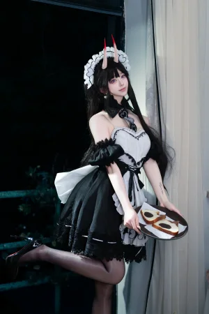 《碧蓝航线 能代 女仆》｜前野太太 · 39张写真