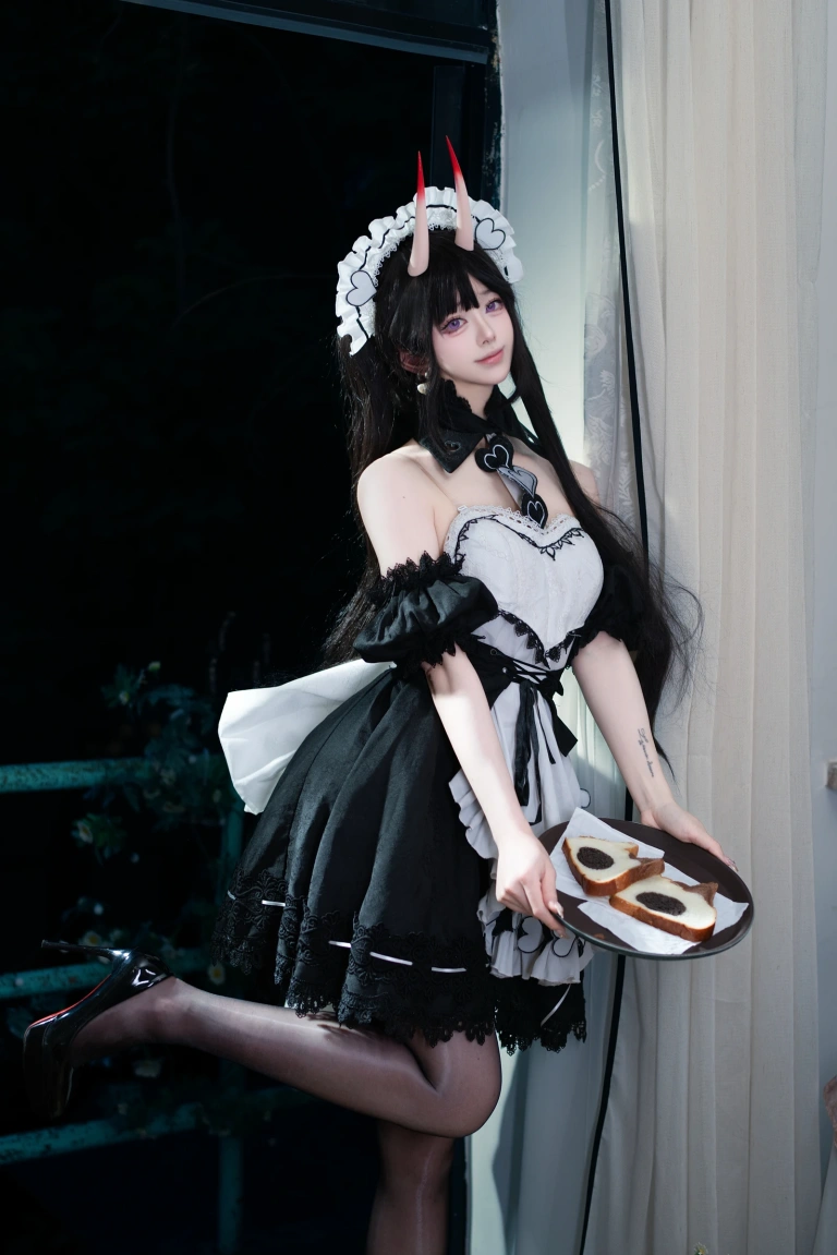 《碧蓝航线 能代 女仆》｜前野太太 · 39张写真