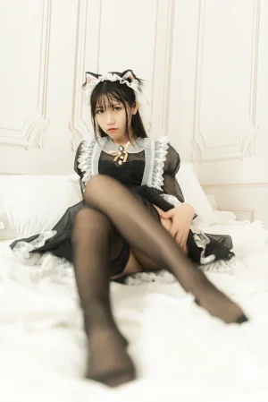 《女仆呆呆》｜不呆猫 · 50张写真